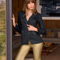 Rinse Denim Double Breasted Blazer Rinse