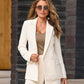 Effortless Drape Blazer Off White