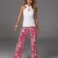 Beyond Travel Print Palazzo Pant Picnic Paisley