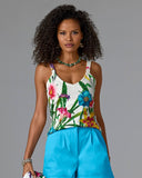 Printed Embellished Sweater Tank Iris Of My Eye