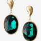 Gem Drop Earring Emerald