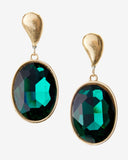 Gem Drop Earring Emerald