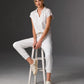 Cotton Comfort Drawstring Pocket Jogger White