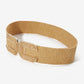 Gold Hardware Raffia Elastic Belt Natural