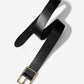 Modern Classic Leather Belt Black