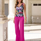 Malibu Ultimate Pull-On Ponte Pant Fuchsia