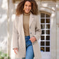 Classic Tailored Coat Pearl