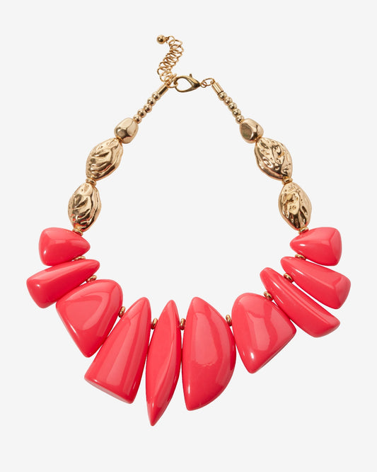 Summer Statement Necklace Hot Pink