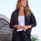 Luxe Lounge Cocoon Cardigan Black