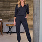 Luxe Lounge Cargo Pocket Jogger Black