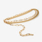 Layered Chain Belt Gold