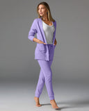 Cotton Comfort Drawstring Pocket Jogger Lavender
