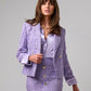 Corded Lace Blazer Sand Verbena