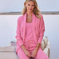 Luxe Lounge Cocoon Cardigan Rosebloom