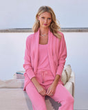 Luxe Lounge Cocoon Cardigan Rosebloom