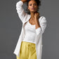 Cotton Comfort Pocket Cardigan White