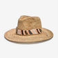 Sequin Beaded Raffia Hat Natural