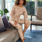 Cotton Comfort Camo Drawstring Lounge Jogger Neutral