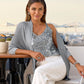 Effortless Cocoon Cardigan Silver