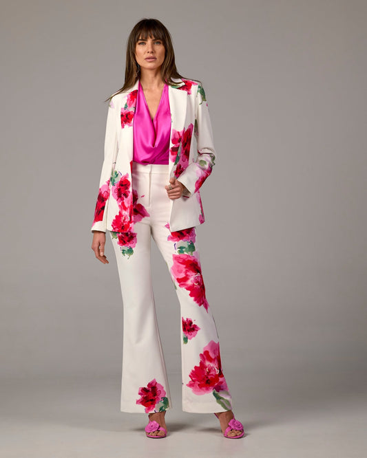 Monterey Relaxed Print Trouser Pant Painted Fleurs