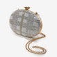 Sparkle Sequin Clutch Silver