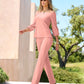 Beyond Travel High Rise Pant Bridal Rose