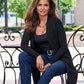 Lightweight Long Effortless Cardigan Black