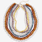 Multi Layered Trim Necklace Multi