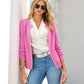 Pearl Trim Cardigan Fuchsia Pink