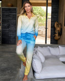 Ombre Lounge Jogger Blue/Yellow