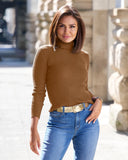 Ribbed Turtleneck Sweater Thrush
