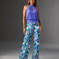 Malibu Print Wide Leg Pant Maldives Abstract