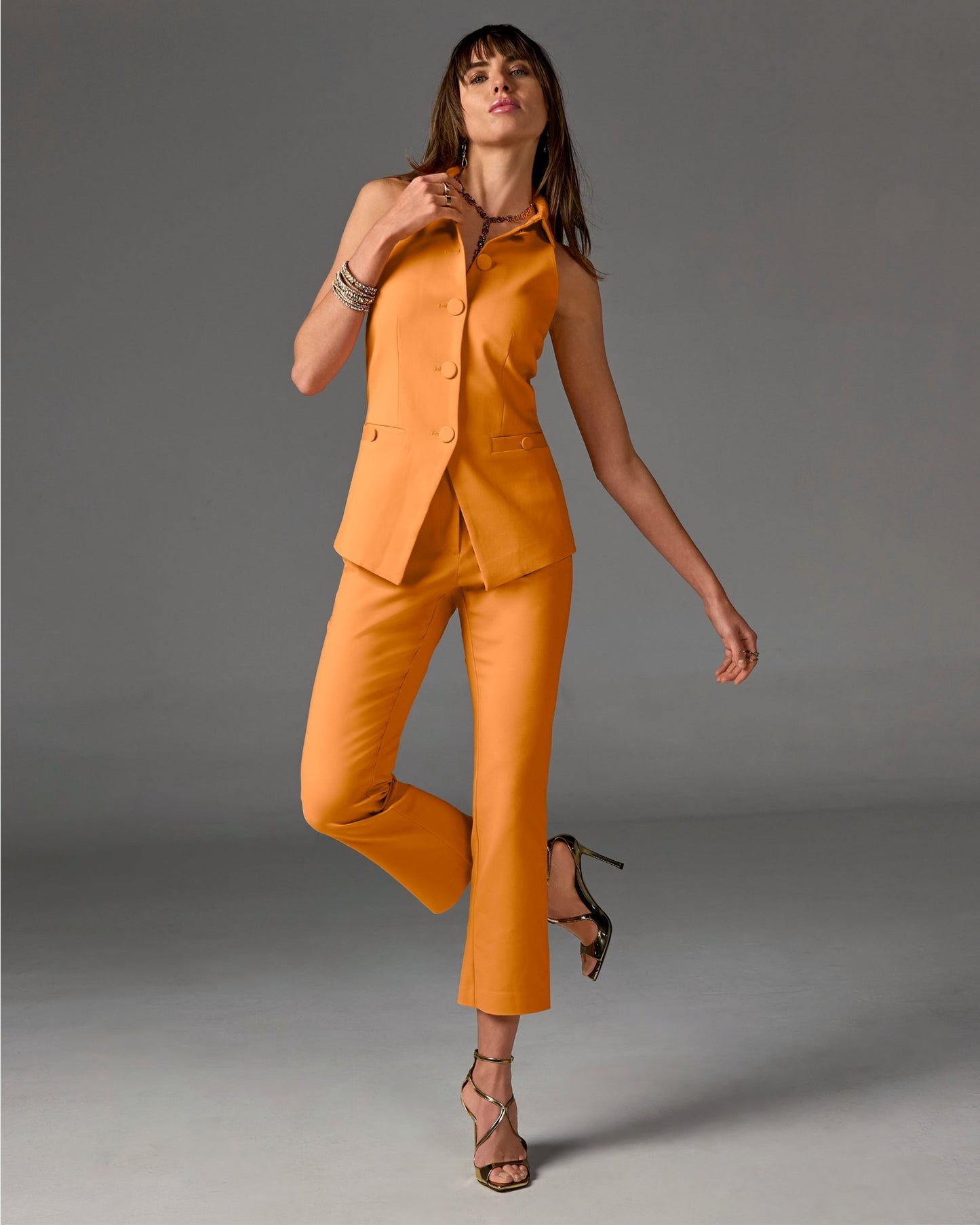 Monterey Modern Bootcut Kick Flare Ankle Pant Bird of Paradise