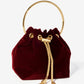 Velvet Pouch Maroon