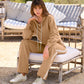 Sweater Lounge Set Tan