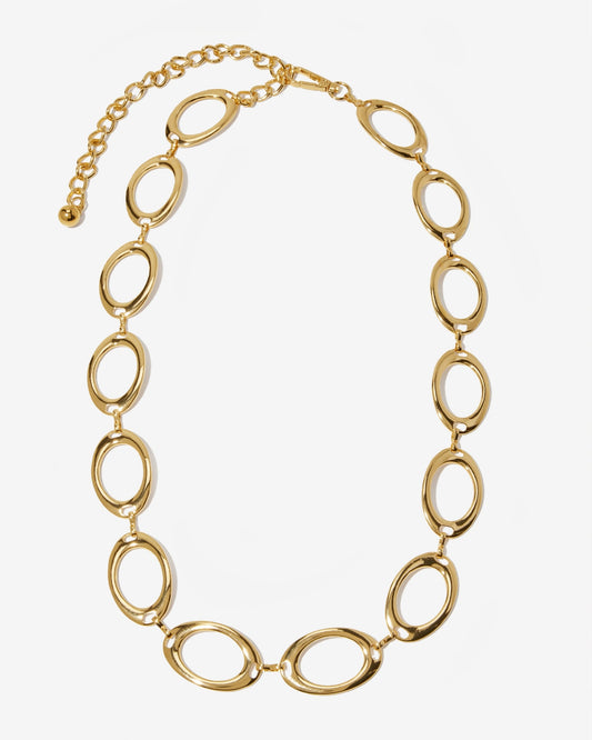 Oval Chain Belt Gold