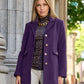 Classic Tailored Coat Purple