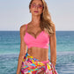 Swim Sense Underwire Wrap Bikini Top Azalea Pink