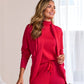 Luxe Lounge Cocoon Cardigan Racing Red