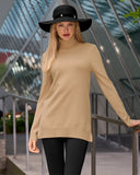 Lightweight Turtleneck Sweater Sesame