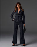 Pinstripe Pant Gray/Blue