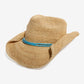 Beaded Embellished Cowboy Hat Natural