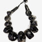 Large Acrylic Stone Necklace Black