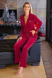 Velour Chic Zippered Coordinates Rio Red