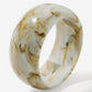 Marbled Acrylic Bangle Off White