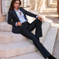 Monterey High Rise Trouser Jean Dark Rinse