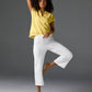 Cotton Comfort Wide Leg Lounge Pant White