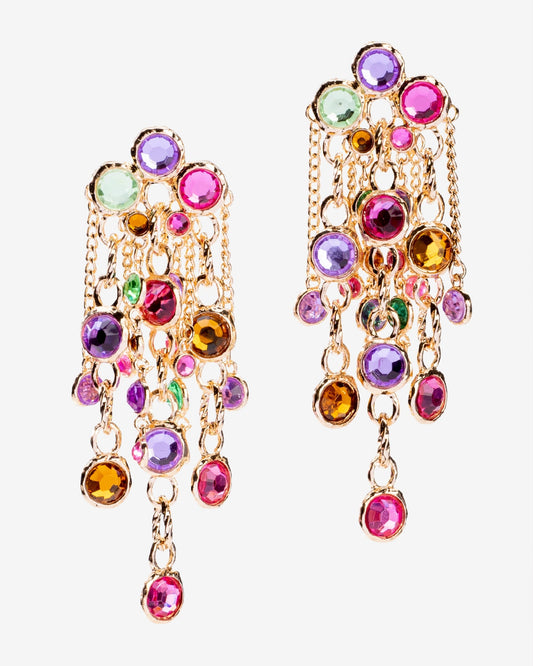 Multi Gem Earring Multi