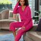 Cotton Comfort Wide Leg Lounge Pant Blossom