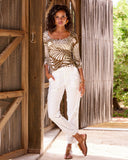 Convertible cargo pant White